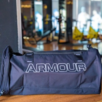 Armour Gym Bag With Shoes Pocket Black